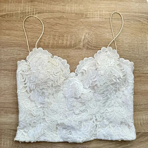 NWT Catherine Deane BHLDN Havanna Corset Top Lace Bridal Wedding Ivory 4